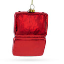 Handyman with Toolbox Blown Glass Christmas Ornament