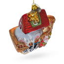 Timeless Noah's Ark Blown Glass Christmas Ornament