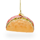 Taco Glass Christmas Ornament