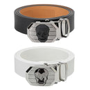 Korean Style Automatic Buckle Cowhide Belt