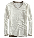 Men's Undershirt Raw Edge Distressed