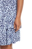 Michael Michael Kors Plus Tiered Flounce-Hem Dress, Size 0X