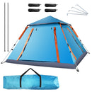 4-5 Person Camping Tent Outdoor Foldable Waterproof Tent with 2 Mosquito Nets Windows Carrying Bag for Hiking Climbing Adventure Fishing
