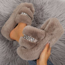 Winter Plus-Size Womens Cotton Slippers For Home