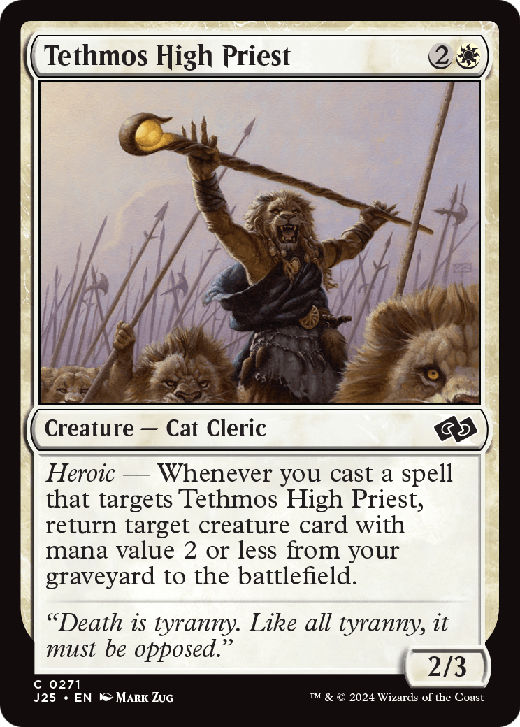 Tethmos High Priest (J25-271) - Foundations Jumpstart