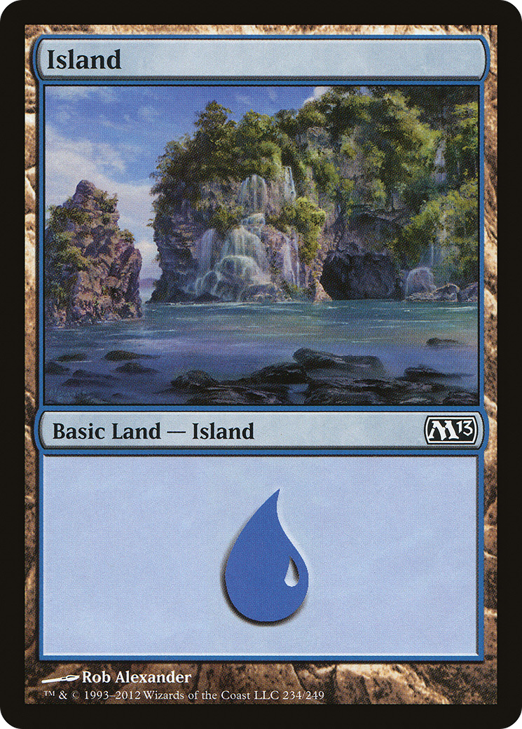Island (M13-234) - Magic 2013 Foil
