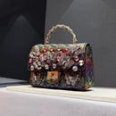 Fashionable Single-Shoulder Crossbody Bag With Diamond Pattern