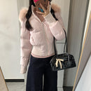Womens Thickened Fleece-lined Slim-fit Cotton Coat