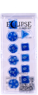 Ultra PRO: 11-Dice Set - Eclipse (Pacific Blue)