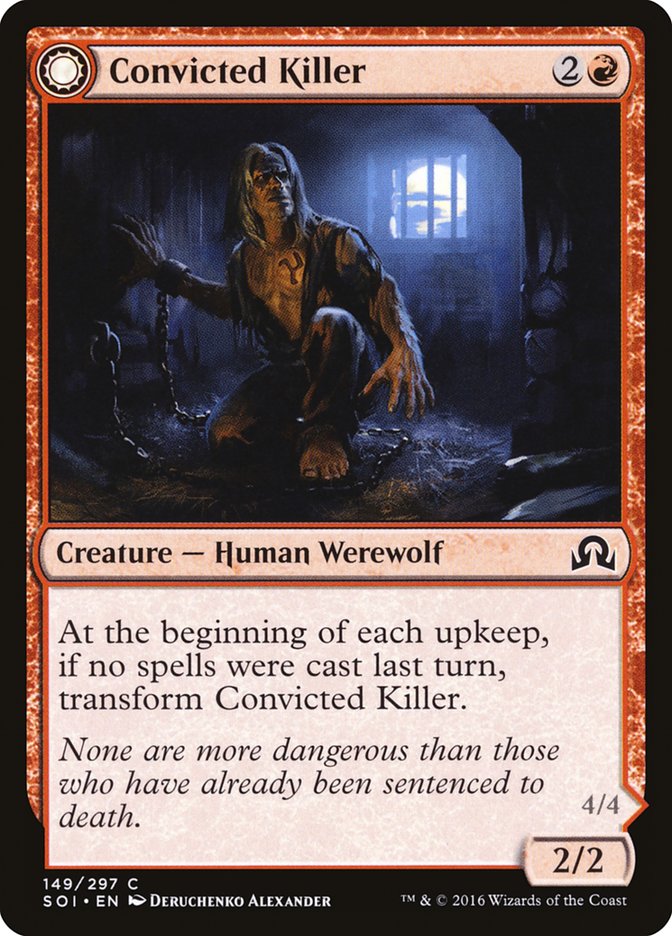 Convicted Killer // Branded Howler (SOI-149) - Shadows over Innistrad: (Double Faced Transform) Foil