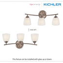 Kichler 45360 Granby 24.91 Wide 3-Bulb Bathroom Lighting Fixture