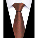 Usiness Striped Hand-stitched Polyester Tie