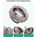 Puffed Quilted Mini Fitness Bag With Detachable Shoulder Strap