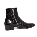 Men's Chelsea Boots Leather Pointed-Toe Dr Martens Style Boots