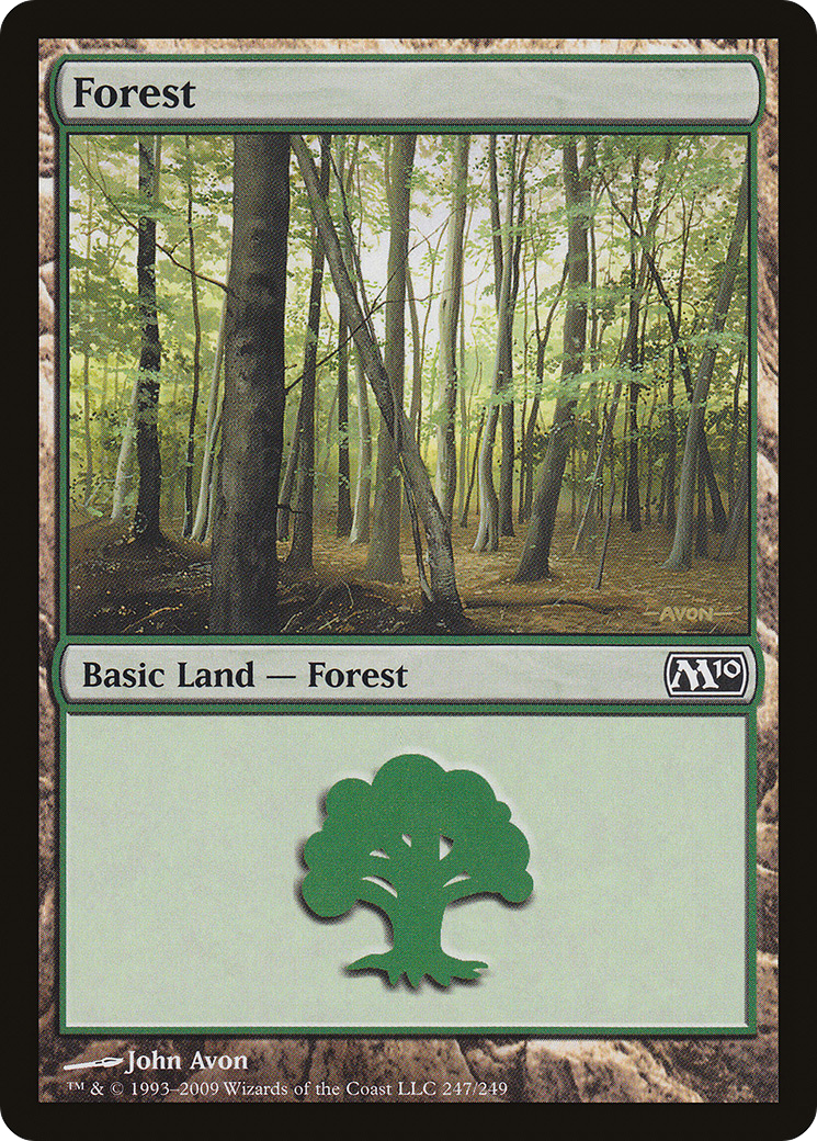 Forest (M10-247) - Magic 2010 Foil