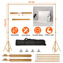 6.5×10ft Photography Backdrop Stand – Adjustable Studio Support Set