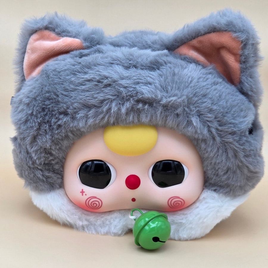 Baby Three - Large Cat Zipper Bag - Confirmed