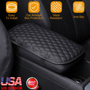 Car Armrest Pad Cover PU Leather Auto Center Console Seat Box Cover Protector Car Accessories Armrest Cushion Pad Fit For Vehicle SUV Truck Car