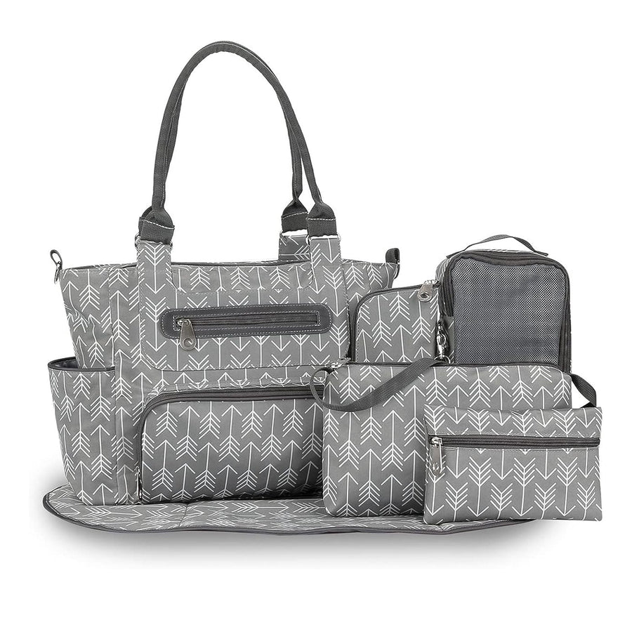 GBruno 8Pcs Baby Nappy Diaper Bags Set