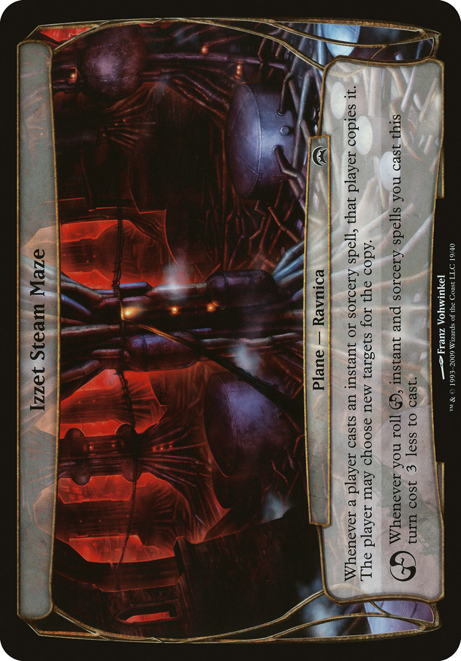 Izzet Steam Maze (OVER-019) - Planechase Planes