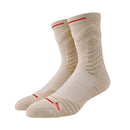Bullfight Basketball Knee-high White Athletic Socks