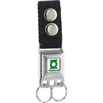 Keychain - Green Lantern Logo CLOSE-UP Full Color White Green