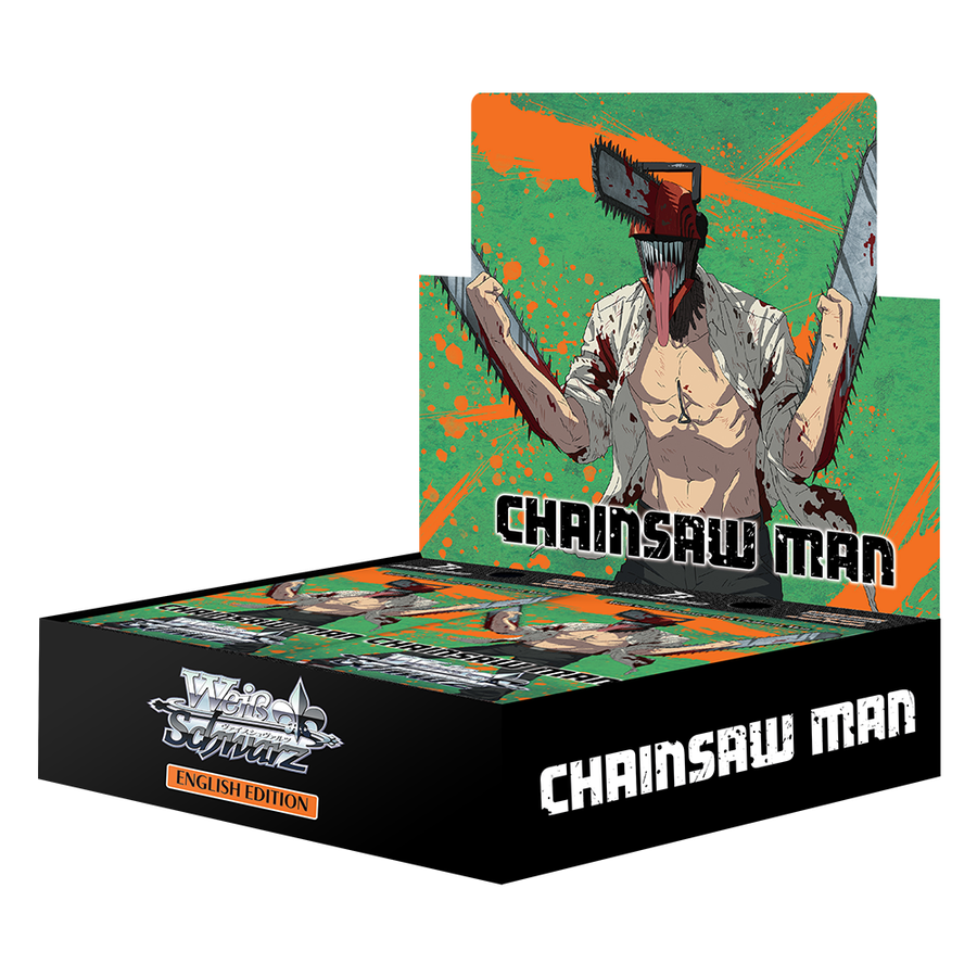 Weiss Schwarz: Chainsaw Man Booster Box (16 Booster Packs) Ralphie's Funhouse Weiss Schwarz: Chainsaw Man Booster Box (16 Booster Packs) Ralphie's Funhouse