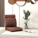 Folding Floor Chair with 14-Position Adjustable Backrest