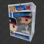 Charlie Sheen (Ricky Vaughn) signed Major League Funko POP Figure #886 (w/ JSA) Signed By Superstars 