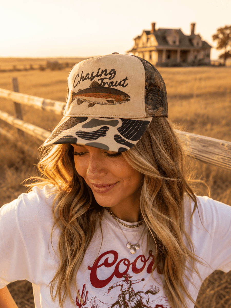 Chasing Trout Trucker Hat