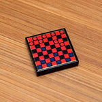 Checkers - B3 Customs® Printed 2x2 Tile Custom LEGO Parts B3 Customs 