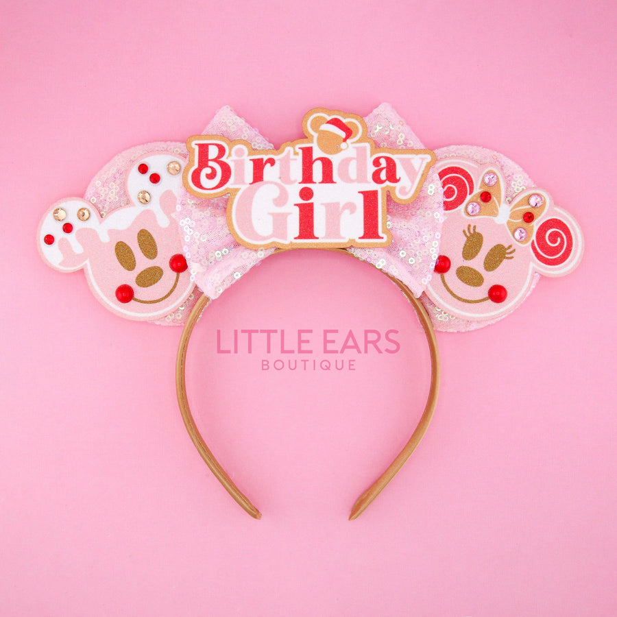 Christmas Birthday Girl Ears