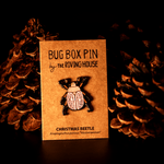 Washerwoman Christmas Beetle Enamel Pin