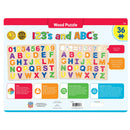 123's and ABC's - 36 Piece Wood Jigsaw Puzzle