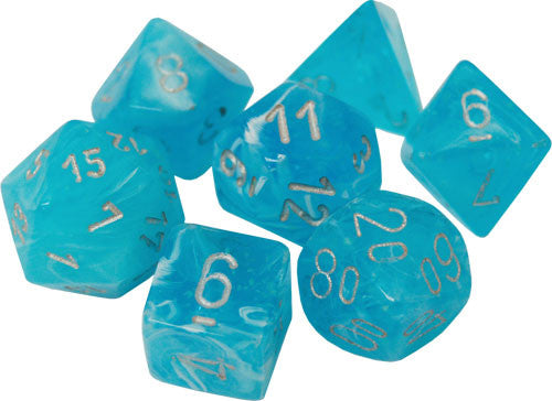 Luminary Polyhedral Sky/Silver 7-die set