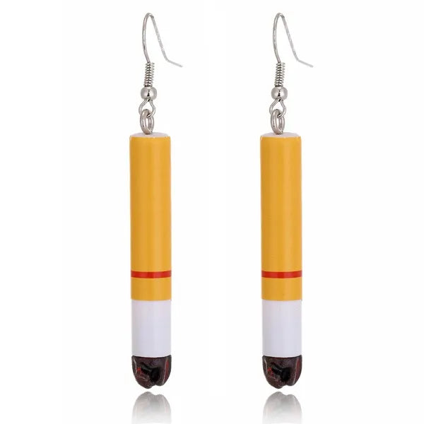 Cigarette Butt Earrings