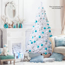 8 ft White Artificial PVC Christmas Tree with Stand