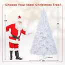 8 ft White Artificial PVC Christmas Tree with Stand