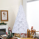 8 ft White Artificial PVC Christmas Tree with Stand