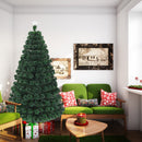 5/6/7 Feet Multicolor Artificial Christmas Tree with LED Light and Metal Stand