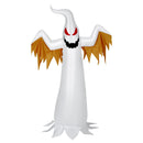 8 Feet Halloween Inflatable Ghost with Rotatable Flame LED Lights