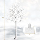 Pre-lit White Twig Birch Tree for Christmas Holiday with LED Lights