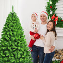 Snow Flocked Artificial Christmas Tree with Metal Stand