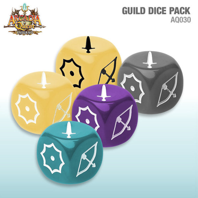 Arcadia Quest: Inferno Guild Dice