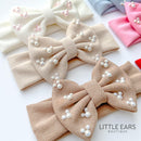 Cotton Baby Bow Headband