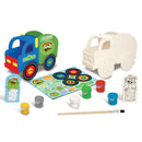 Sesame Street - Garbage Truck Wood Craft & Paint Kit