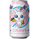 Cravi Strawberry Milk Tea (10.65oz)(Taiwan)