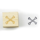 Crossbones Stamp Block