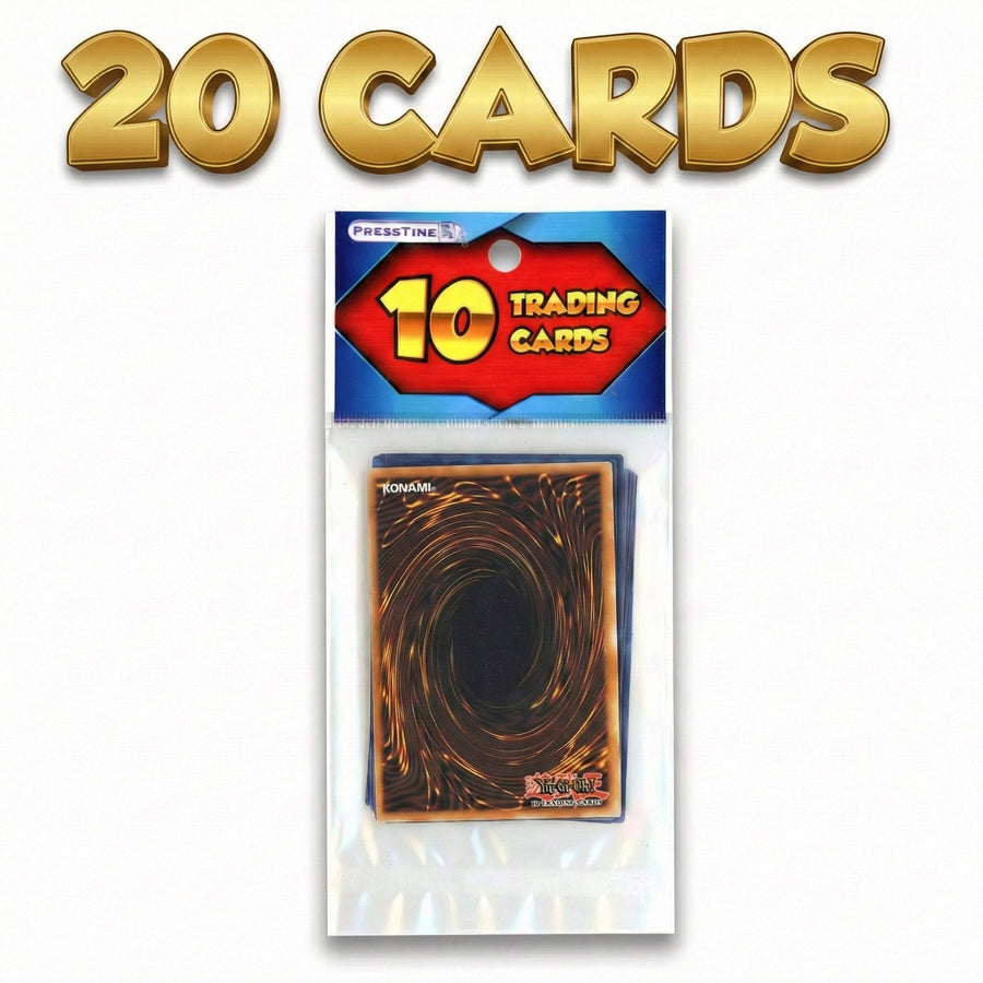 Set of 2 Presstine Yu-Gi-Oh! 10-Card Packs - 20 Cards Total