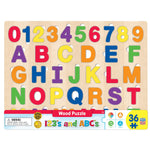 123's and ABC's - 36 Piece Wood Jigsaw Puzzle